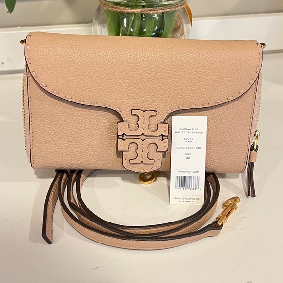Tory Burch Bags Tory Burch Mcgraw Flat Wallet Crossbody Poshmark